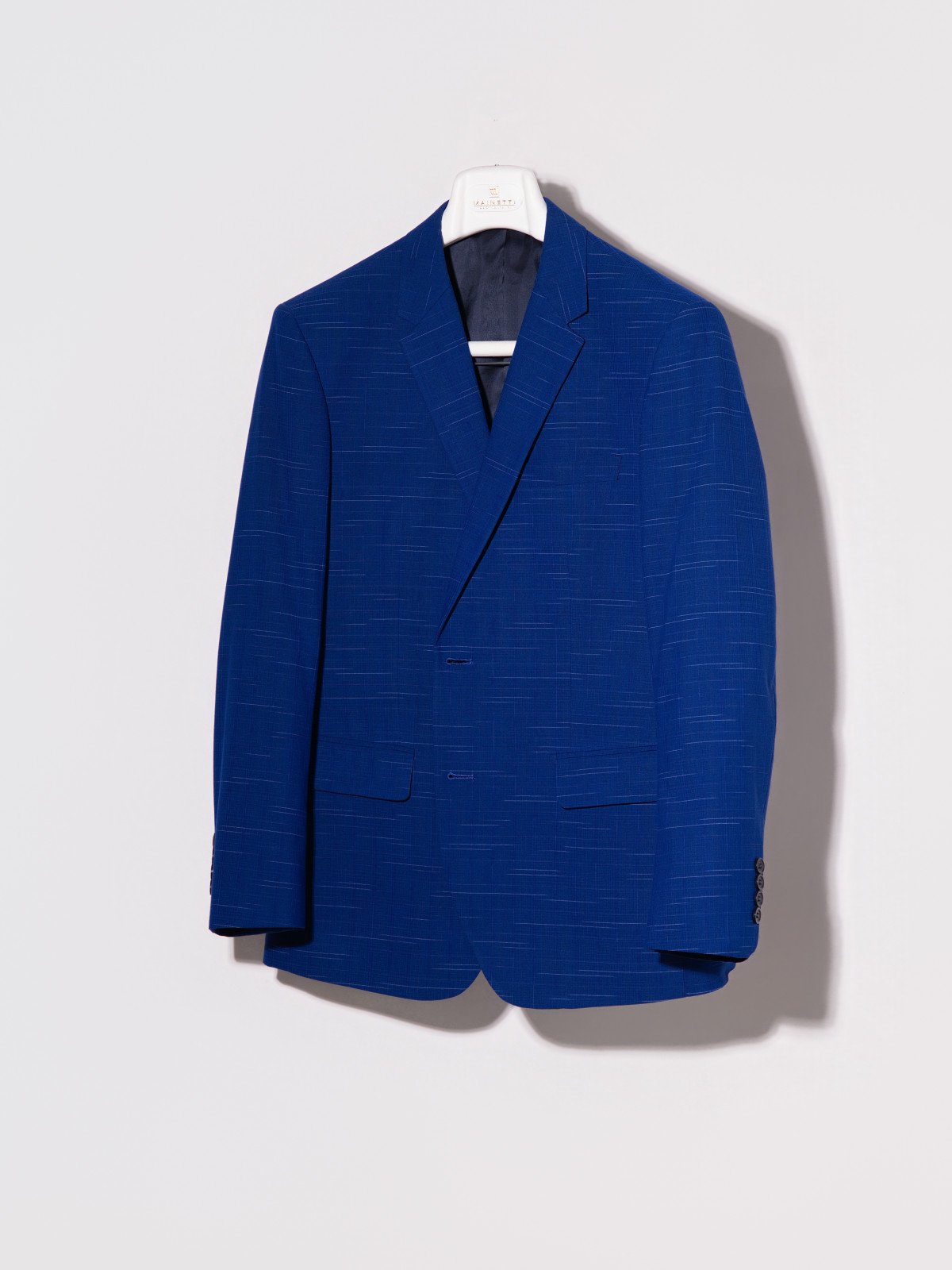 寶藍色西裝出租｜紋理面料 婚禮西裝租借台中